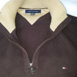 Tommy Hilfiger Zippered Neck Sweater XXL